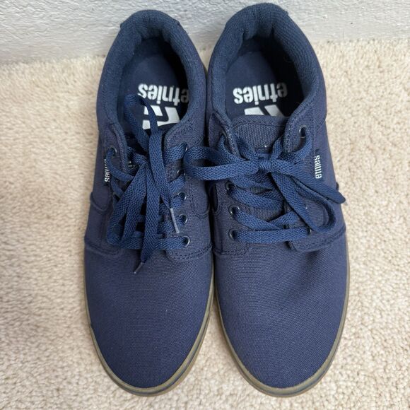 Etnies Skater Blue Low Top Lace Up Skateboarding Casual Shoes Size 8 - Picture 5 of 9